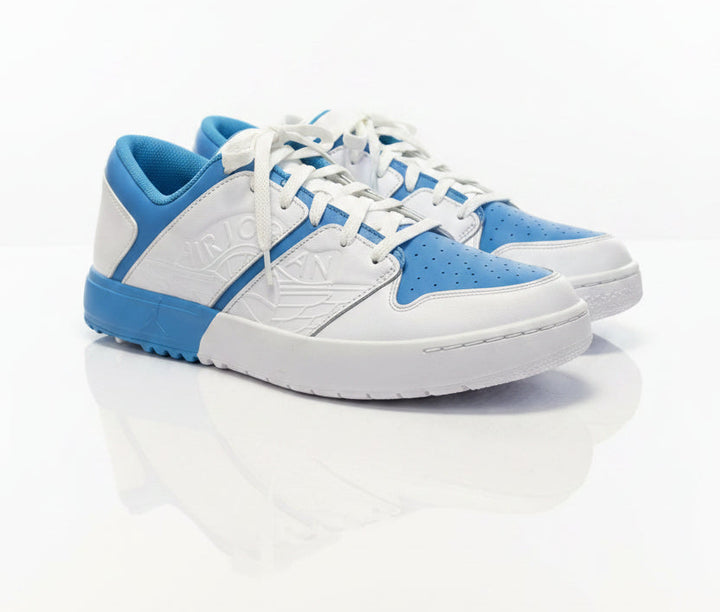 Nike Men's Jordan NU Retro 1 G Golf Shoes - White/University Blue