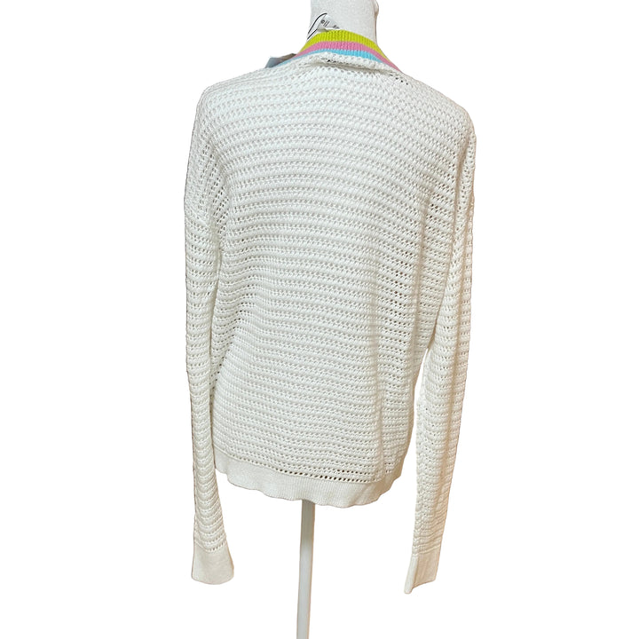 Beach Riot Gene Cardigan - White - Skorzie