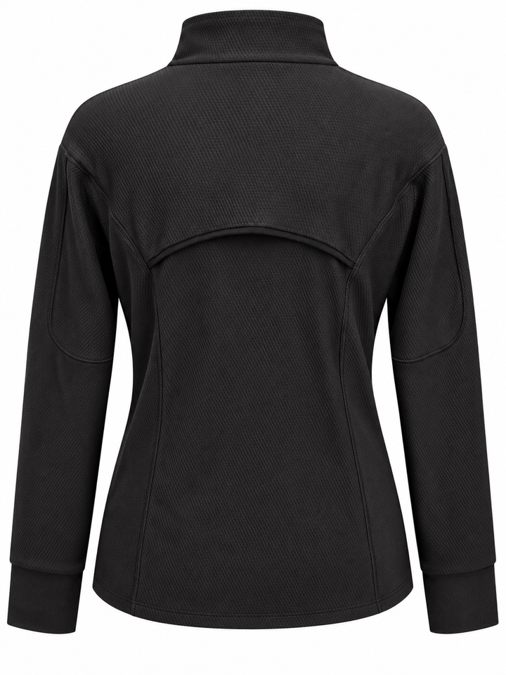 Lucky In Love Flex Long Sleeve Quarter Zip - Black