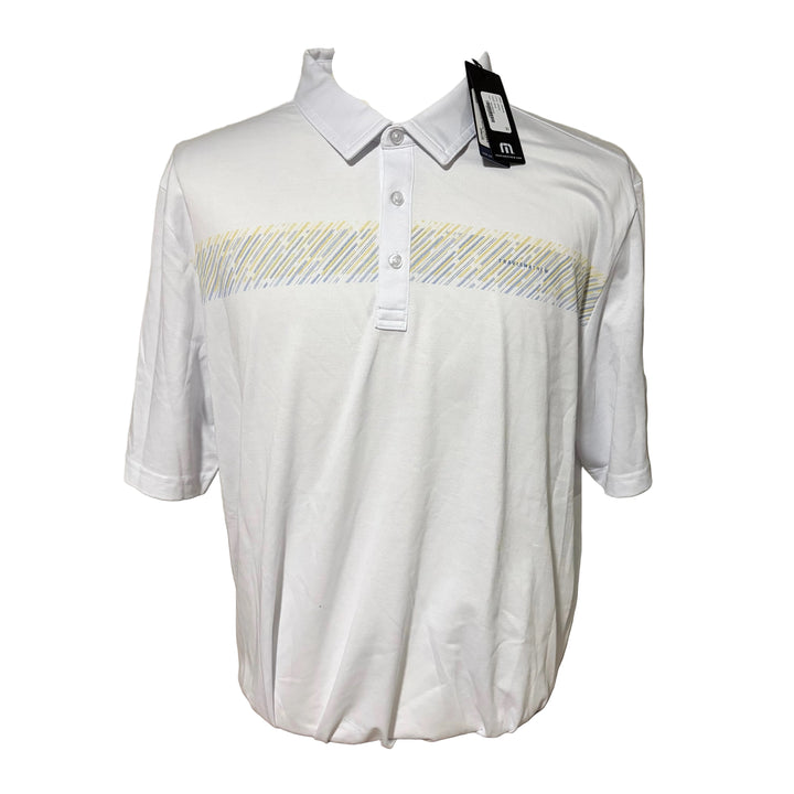 Travis Mathew Landline Polo (w/logo) - White - XX-Large (FINAL SALE ITEM) - Skorzie