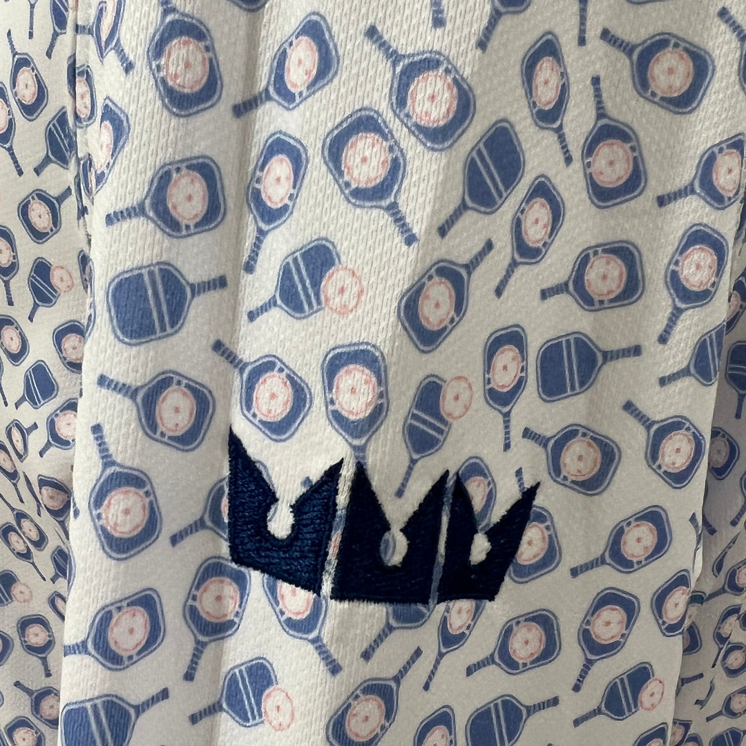 Straight Down Pickleball Print L/S (w/ logo) - Maison - Skorzie