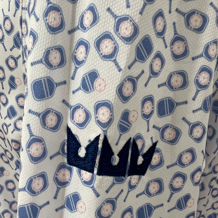 Straight Down Pickleball Print L/S (w/ logo) - Maison - Skorzie