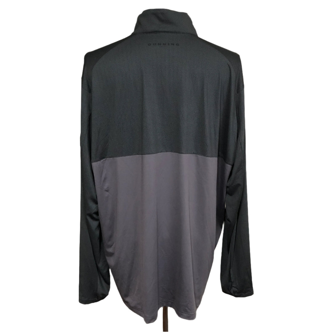 Dunning Golf 1/4 Zip (w/ logo) - Grey Chevron - XXX-Large - Skorzie