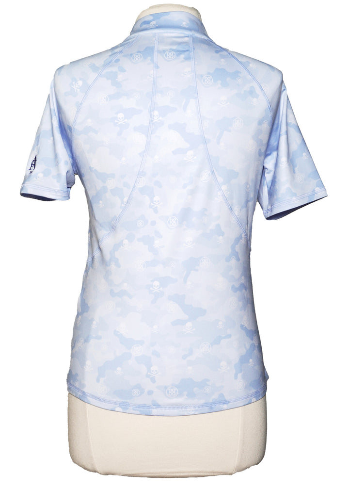 G/Fore SS Icon Camo Top - Blue - Size Small - Skorzie