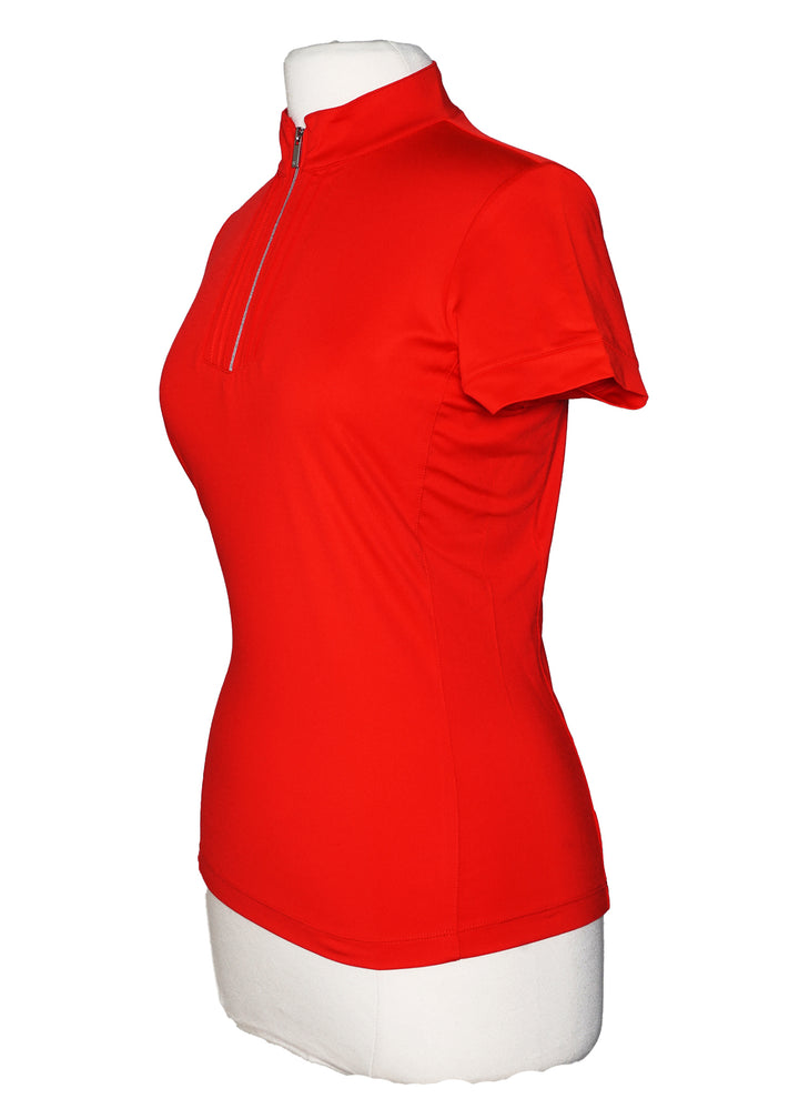 Tail SS Mock Neck Top - Red - Size Small - Skorzie