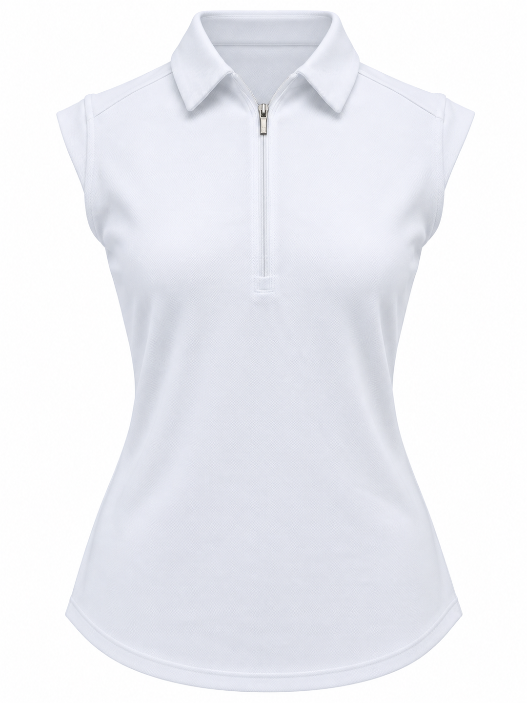 Nivo Sport Sleeveless Nikki Golf Polo - White