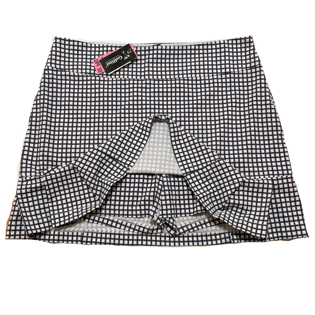Golftini Getaway Skort 18" - Navy/White - Size 12