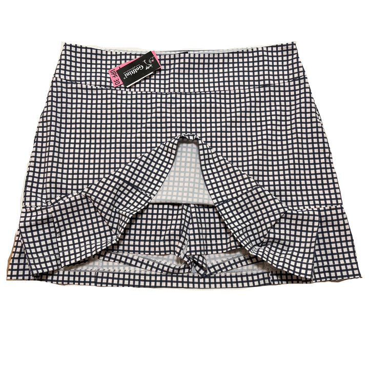 Golftini Getaway Skort 18" - Navy/White - Size 12