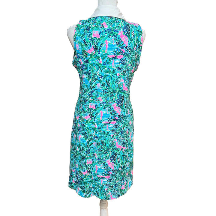 Lilly Pulitzer Silvia Quarter Zip Dress - Blue Horizon