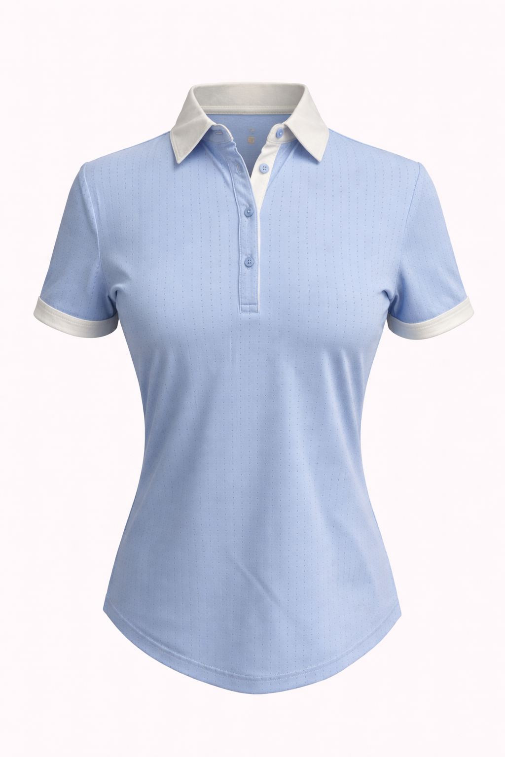 March First Relax Polo - White/Blue - Small - Skorzie