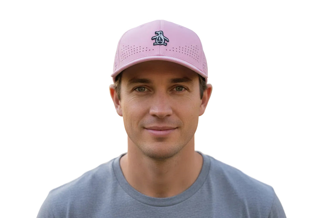 Penguin Original Men's Core Ventilated Hat - Pink - Skorzie