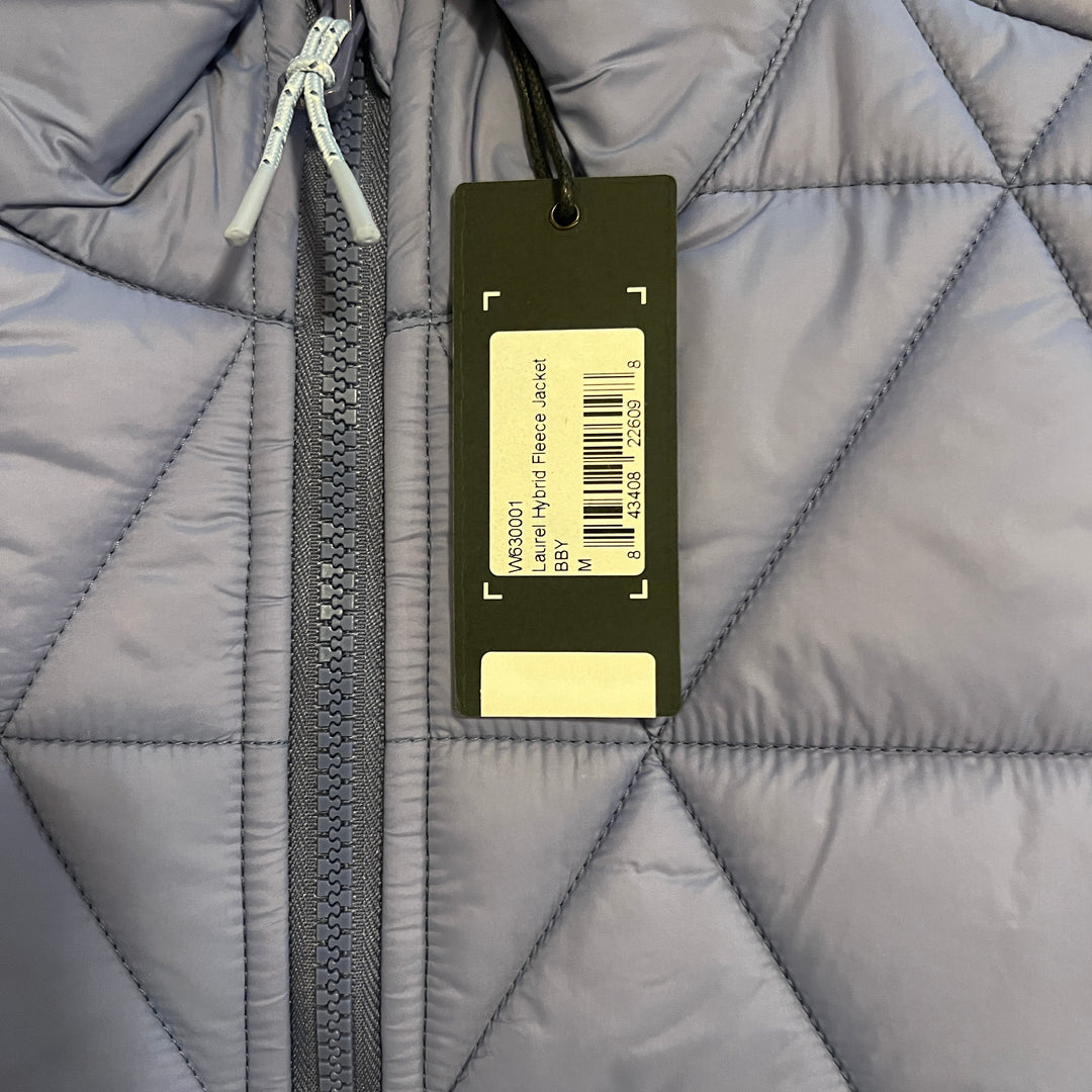 Straight Down Women's Jacket Laurel Hybrid Fleece Blueberry Size M