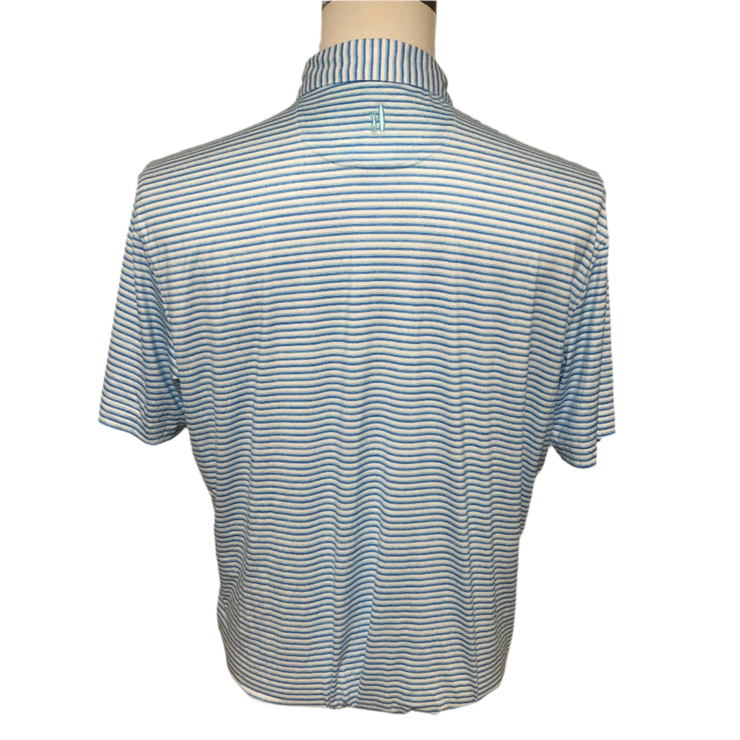 Johnnie-O Polo (w/ logo) - Riviera Stripe - Skorzie