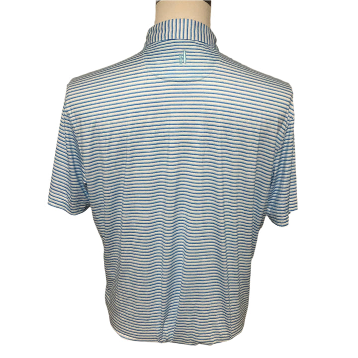 Johnnie-O Polo (w/ logo) - Riviera Stripe - Skorzie