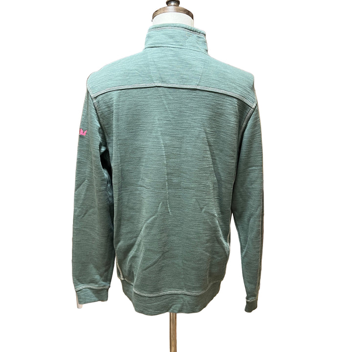 Tommy Bahama Tobago Bay 1/2 Zip (w/ logo) - Trout - Medium - Skorzie