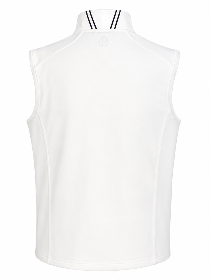 Sunice Men's Axel Element Shield Quarter - Zip Vest - White - Large