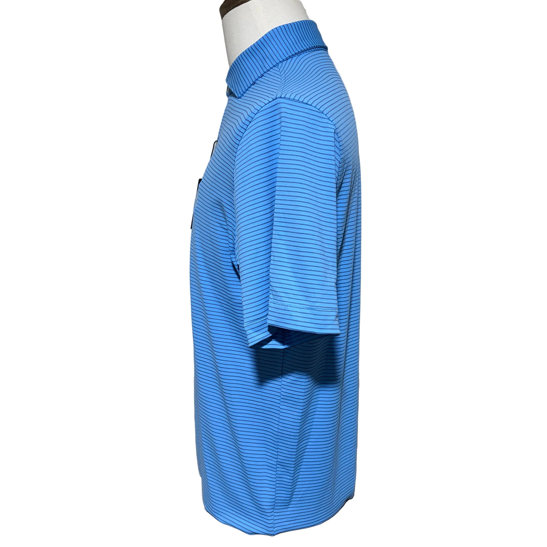 Peter Millar Ballad Performance Jersey Polo (w/logo) - Blue Topaz - Skorzie