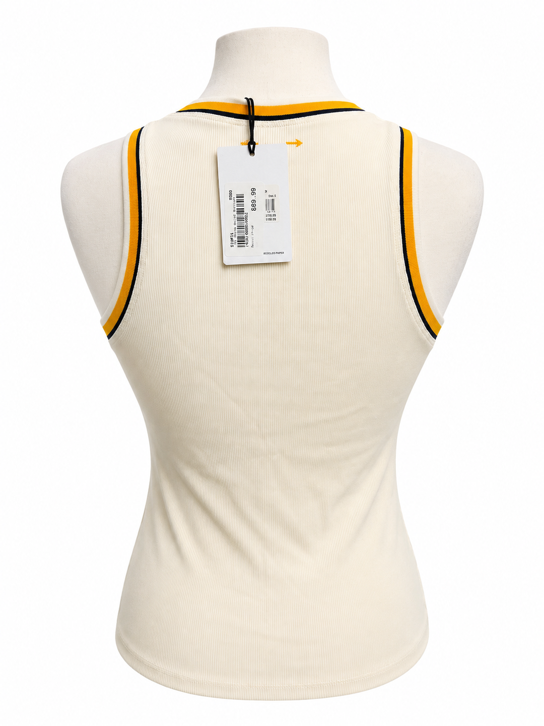 The Upside Ballet Racerback Tank - Cream - Large - Skorzie