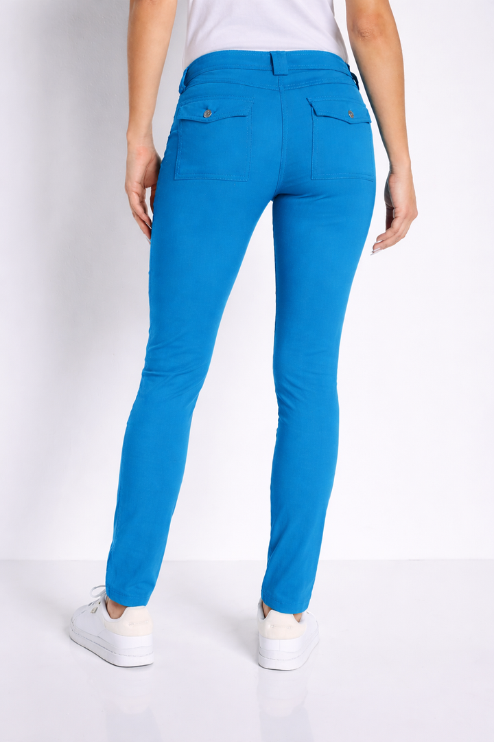 Anatomie Mccall Mid-Weight Stretch Skinny Pant - Teal - Skorzie