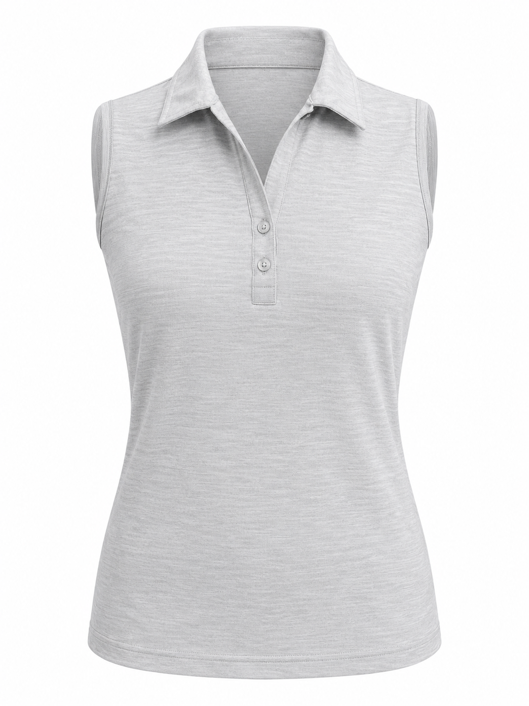 Travis Mathew Women's Sleeveless Polo - Heather Grey - Small