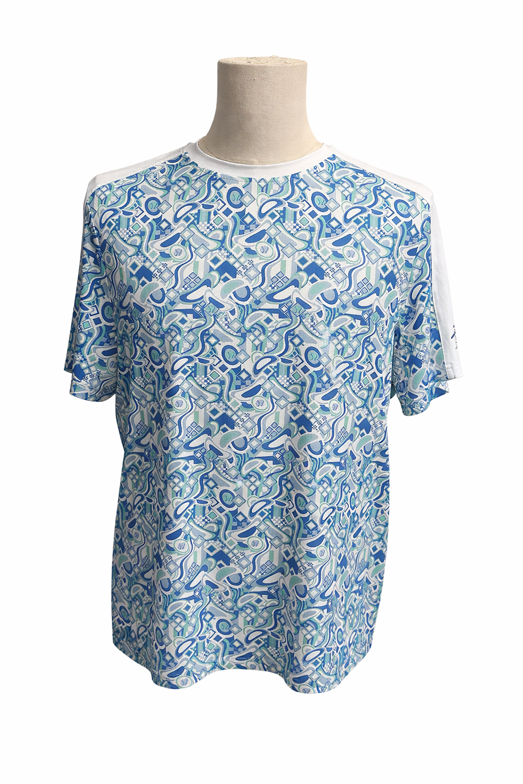 Penguin Performance Graphic Patterned Tennis Tee - Medium - Skorzie