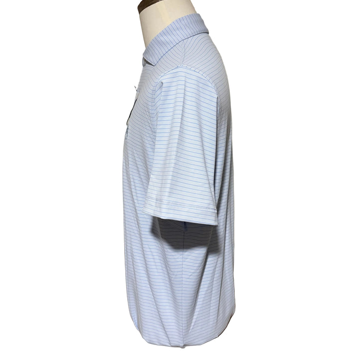 Peter Millar Channel Performance Jersey Polo (w/logo) - Wisteria - Medium - Skorzie