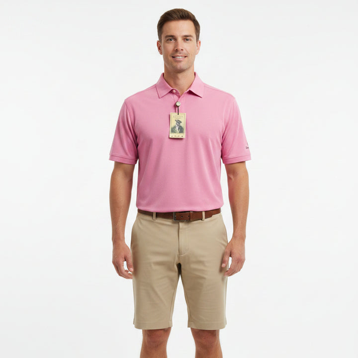 Donald Ross Men's Golf Polo Oyster Size S