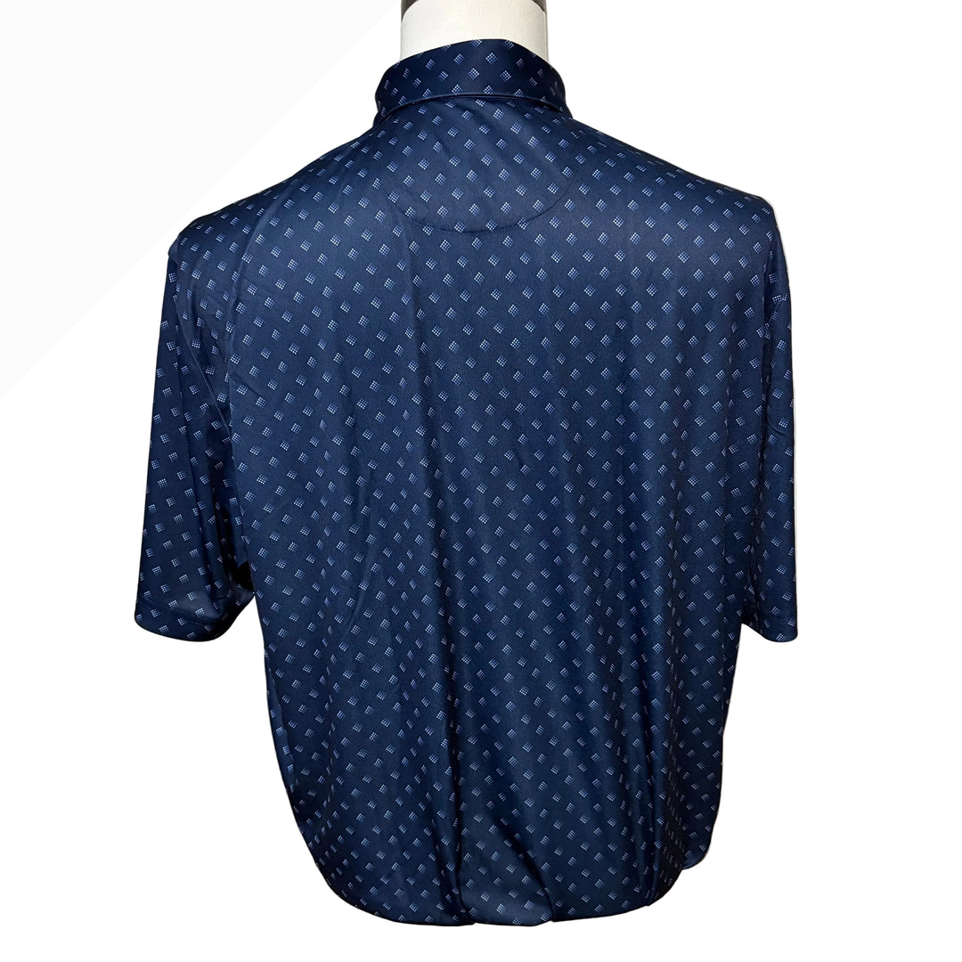 Greg Norman Microlux Fore Golf Polo - Navy - Large - Skorzie
