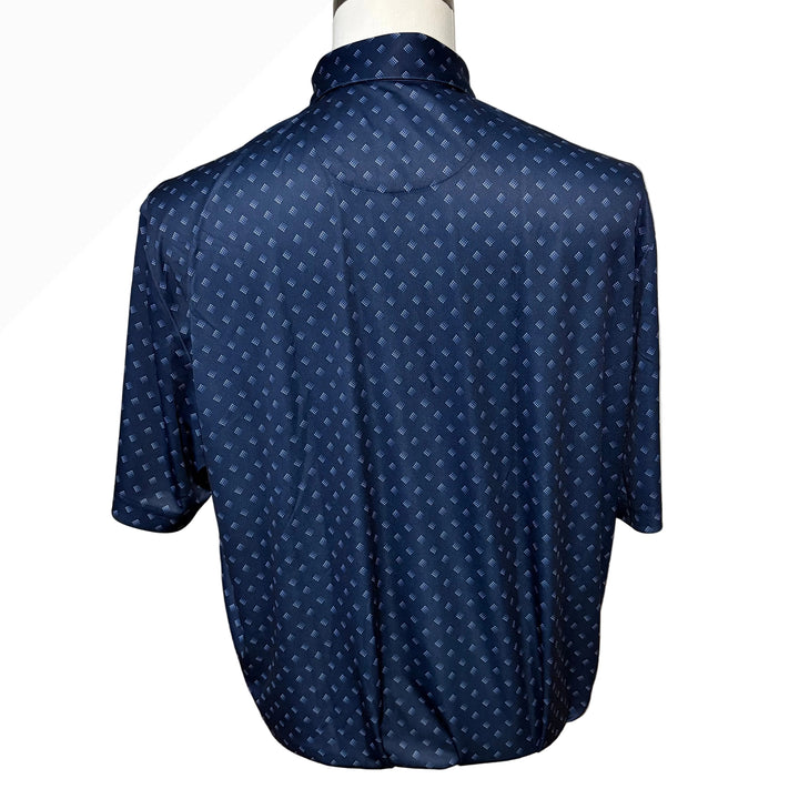 Greg Norman Microlux Fore Golf Polo - Navy - Large - Skorzie