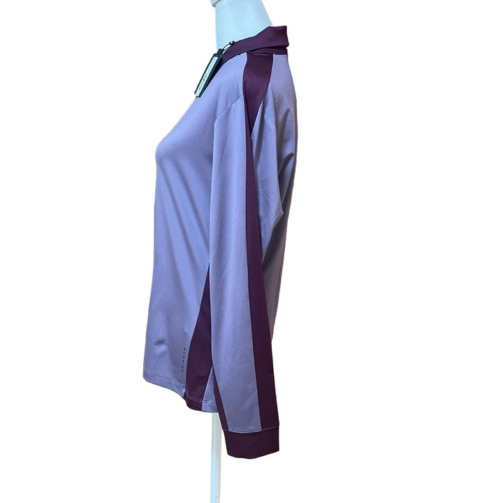 Dunning Moira Ventilated Long Sleeve Polo - Vintage/Plum - Medium - Skorzie