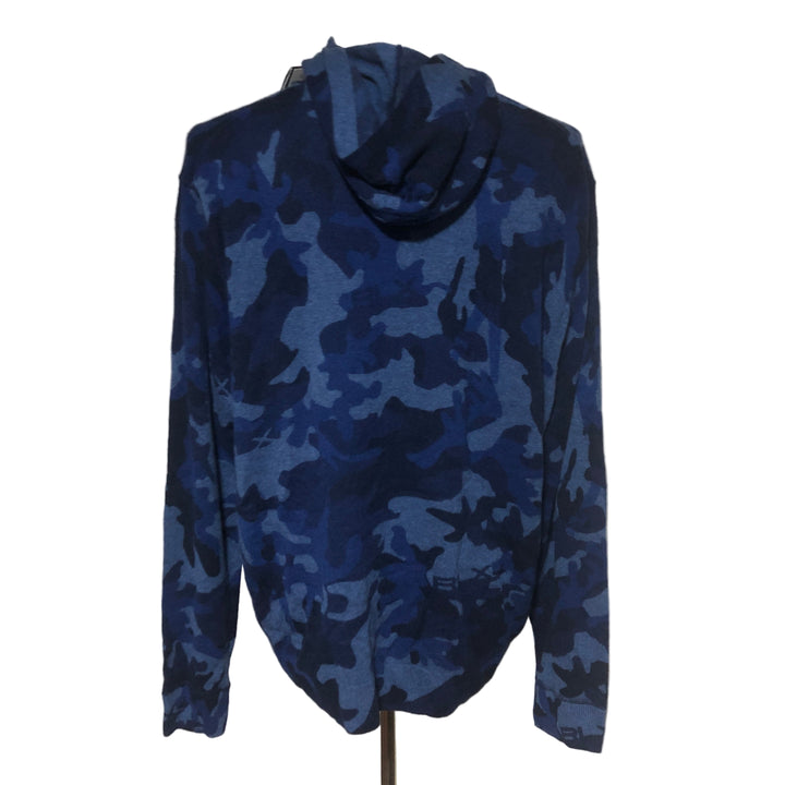 RLX Cash Sweater Pullover - Blue Camo - X-Large - Skorzie