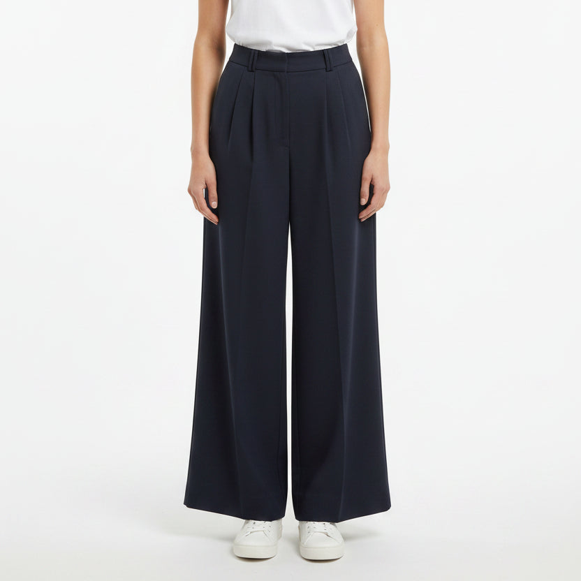 Rhone Women's Trouser Horizon Wide Leg (31.5") Navy Blue