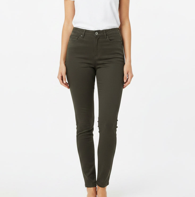 Peter Millar Women's Golf Pants Karlie Stretch Sateen 28" Peppercorn