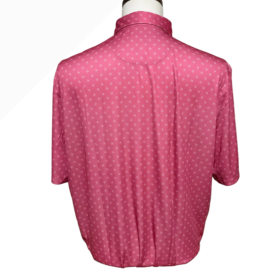 Greg Norman Microlux Fore Golf Polo - Lobster - Large - Skorzie
