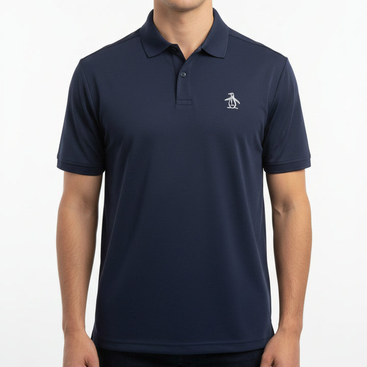 Original Penguin Men's Golf Polo Performance Legacy Black Iris Size M