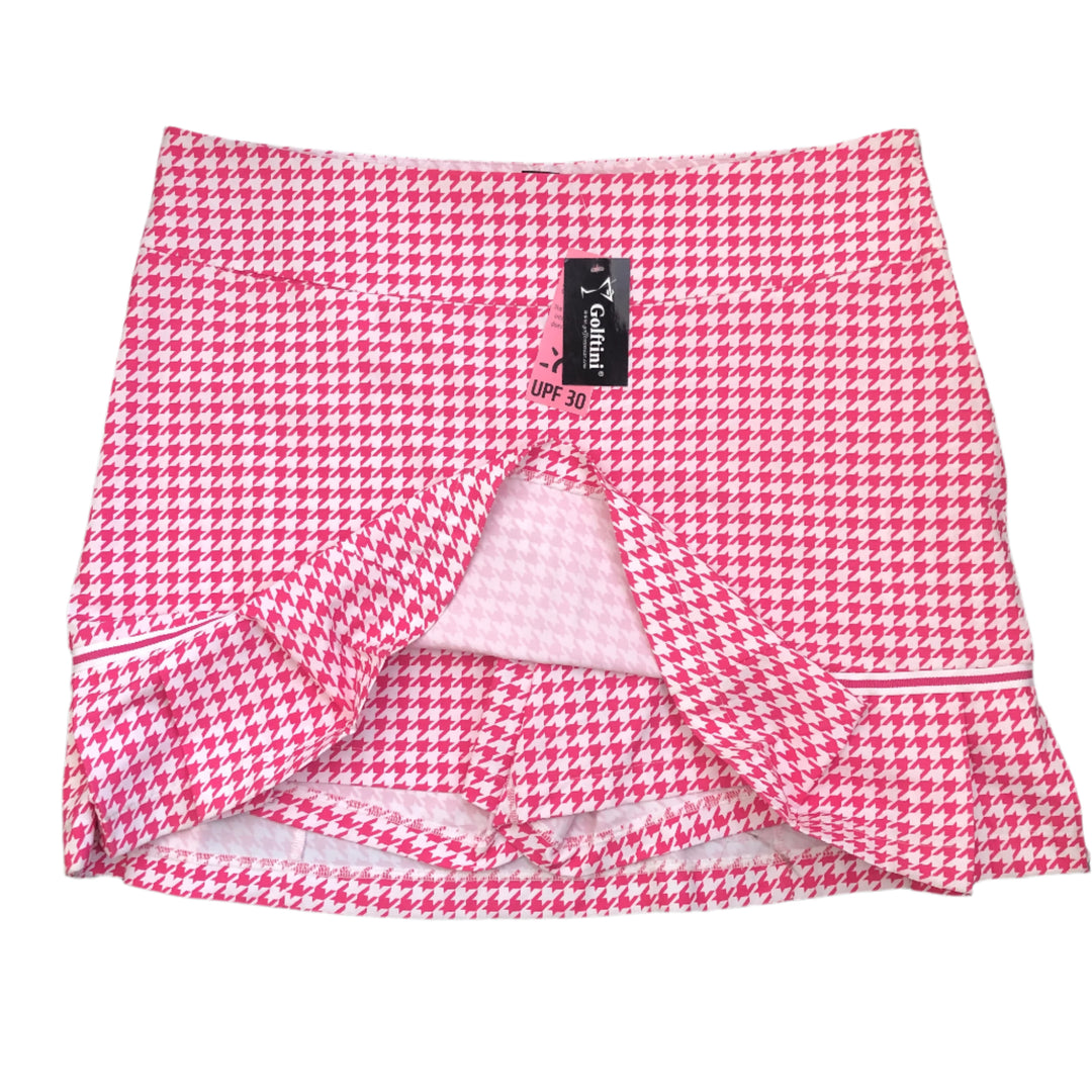 Golftini 17.5" Awareness Skort - Pink Houndstooth - Skorzie