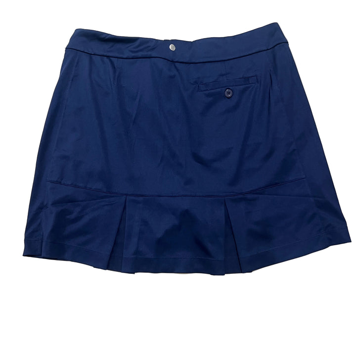 EP NY Pull On Skort w/ Back Mesh Pleat (17.5") - Inky - Large - Skorzie