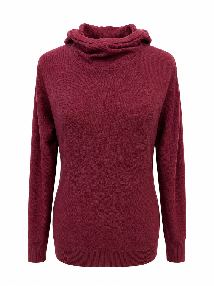 KJUS Women's Kessy Hooded Sweater - Deep Ruby