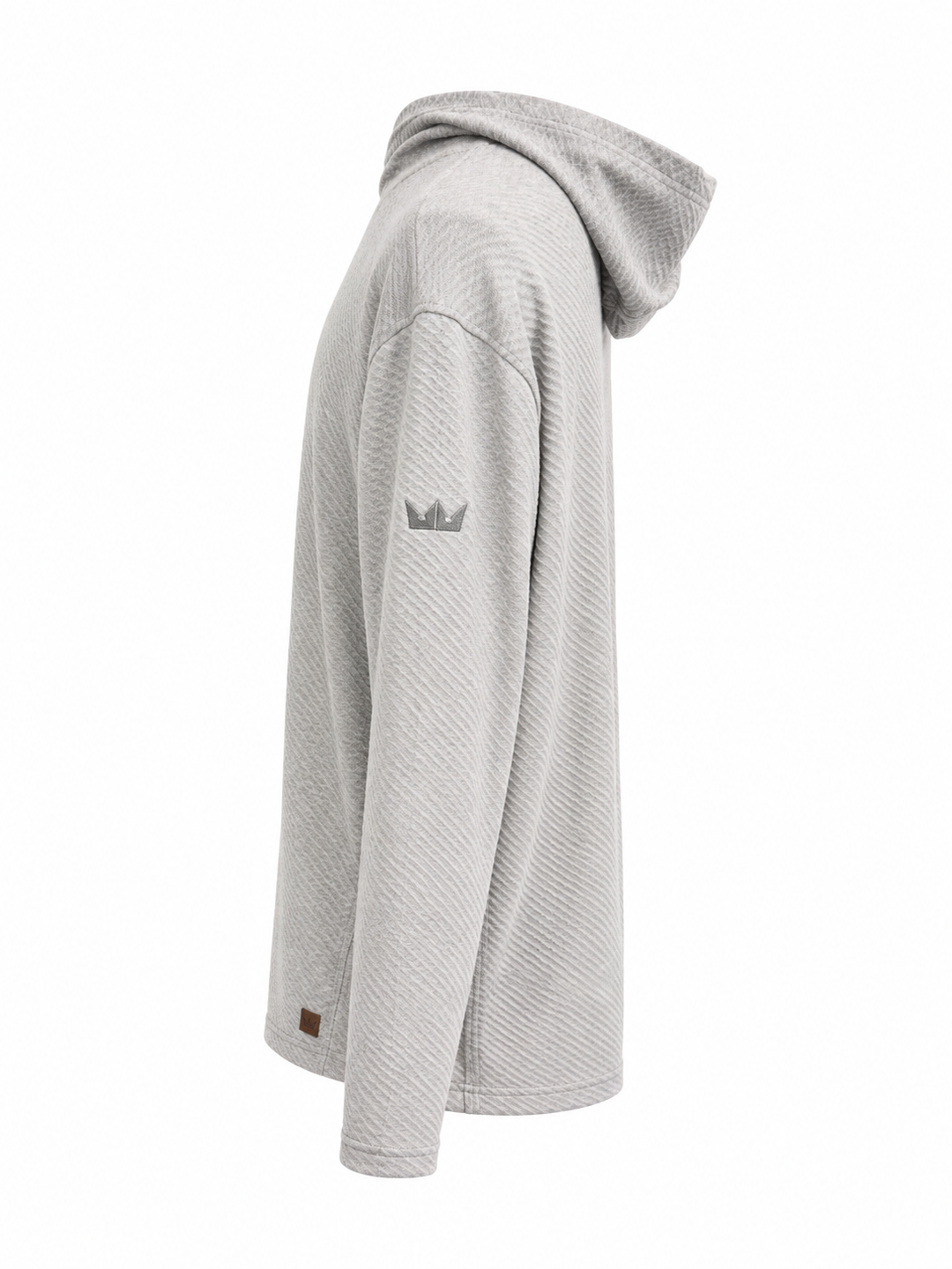 Turtleson Men's Bellfield Hoodie (w/ Logo) - Pearl Heather - XL - Skorzie