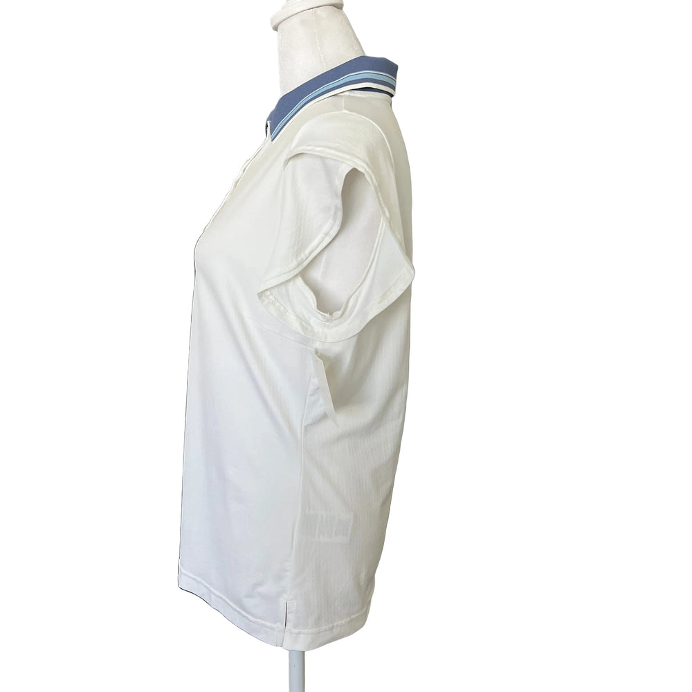 GGBlue Harper Ice Short Sleeve - White/Blue - Small - Skorzie