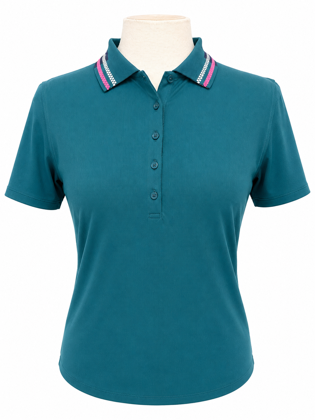 G/FORE Tech Nylon Rib Polo - Teal - Small