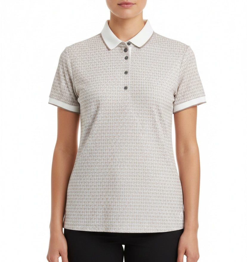 Greyson Women's Golf Polo Monogram Scarlett Clay Size M