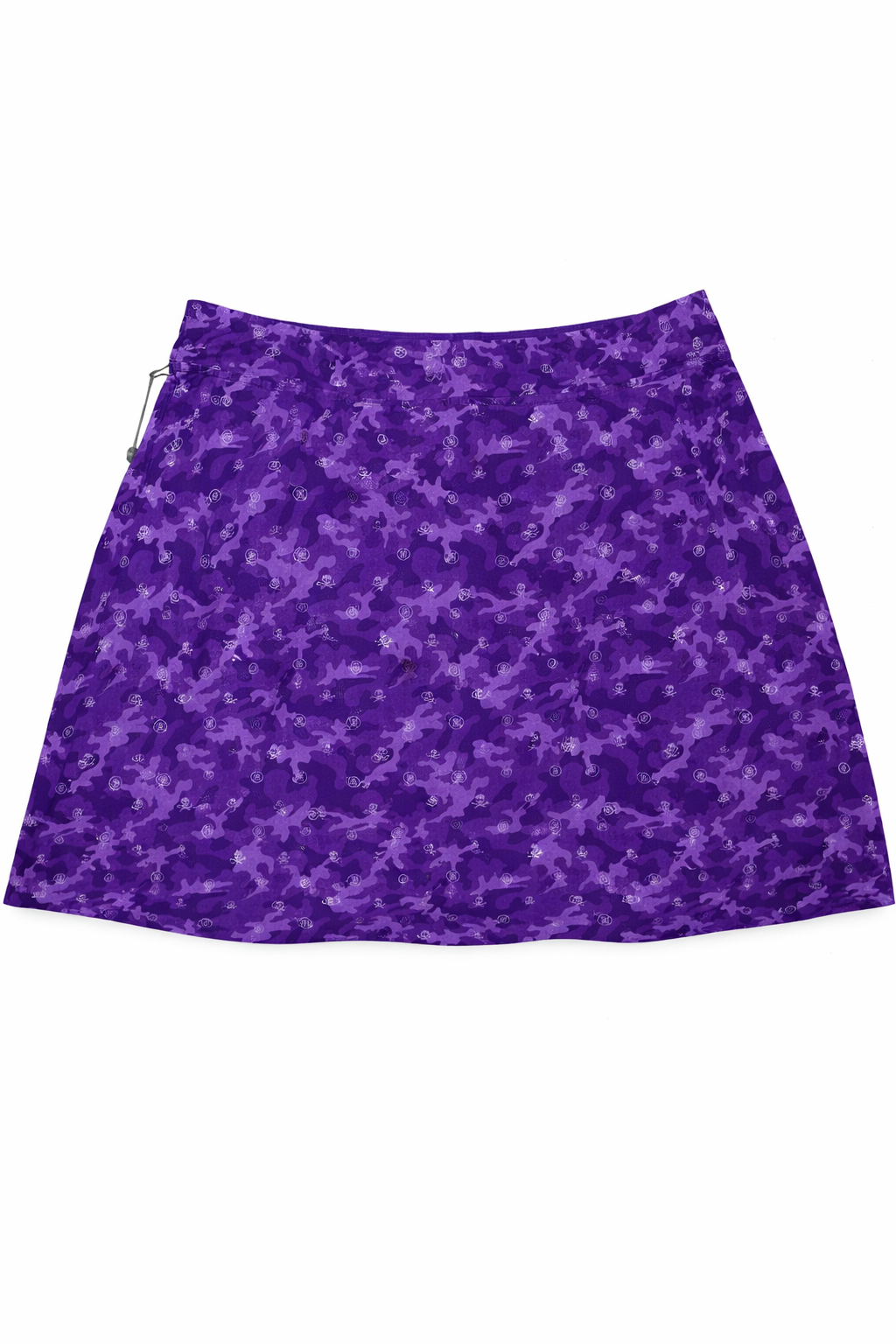 G/FORE Silky Tech Nylon A-Line Skort (16") -Mulberry Purple Camo - Skorzie