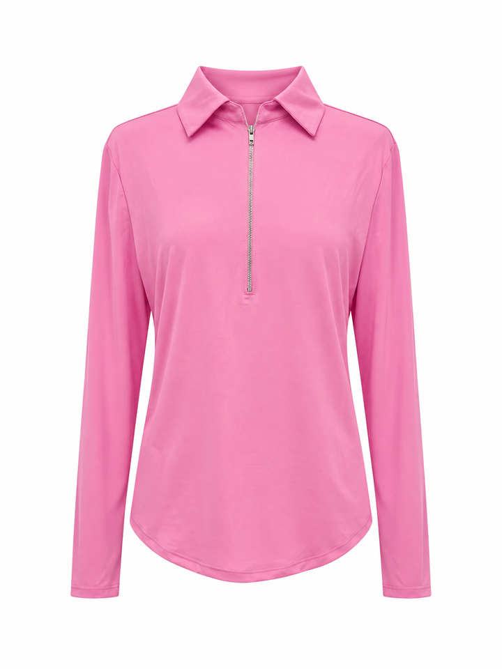 Amy Sport Womens Olivia Long Sleeved Top - Canyon Blush