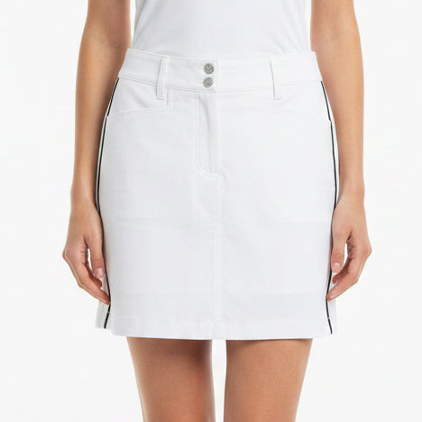 Daily Sports Women's Golf Skort Glam 18" White Size 8