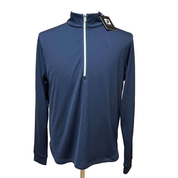 FootJoy Men's HYPR Midlayer (w/logo) - Navy - Small - Skorzie