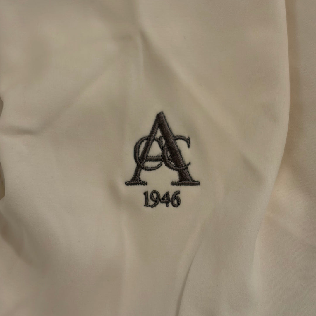 Peter Millar Women's Jacket Merge Mini Diamond Quilt Hybrid (w/ logo) Ivory Size S