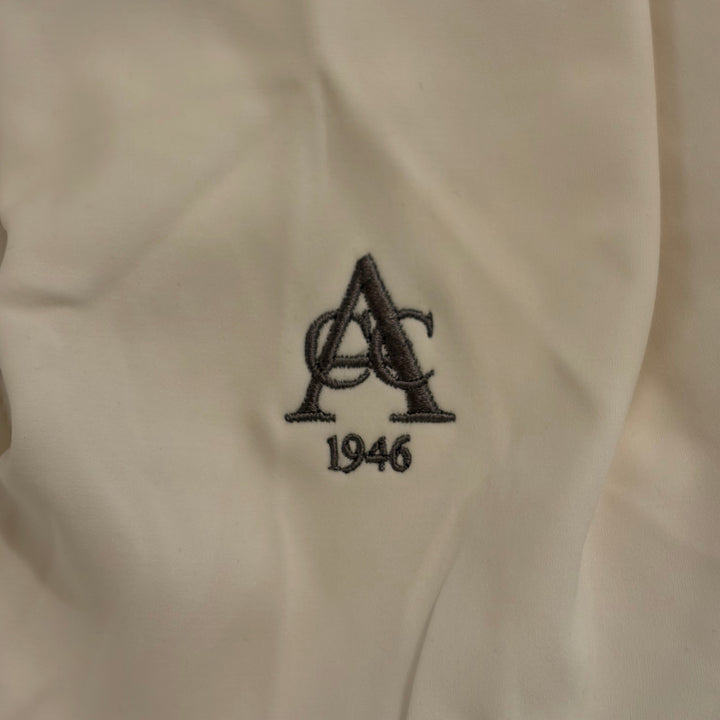 Peter Millar Women's Jacket Merge Mini Diamond Quilt Hybrid (w/ logo) Ivory Size S