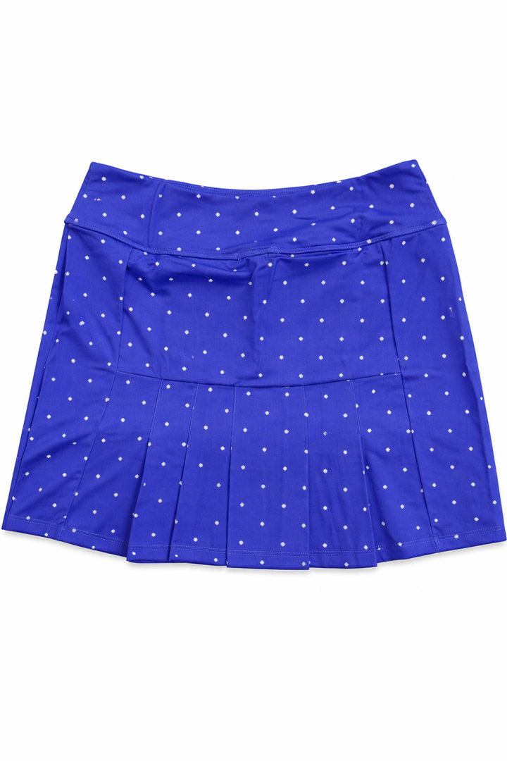 Amy Sport Marisa Pleated Skort 17" - Amethyst Logo