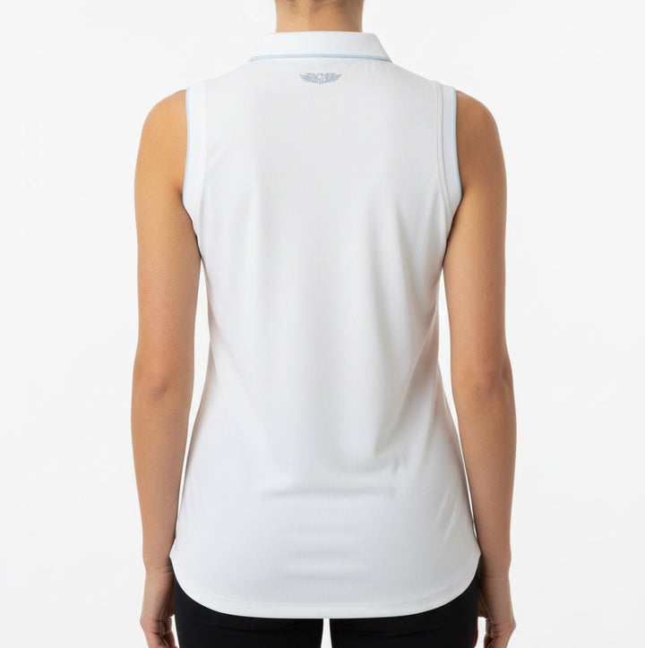 Straight Down Women's Golf Polo Sami S/L White Size M